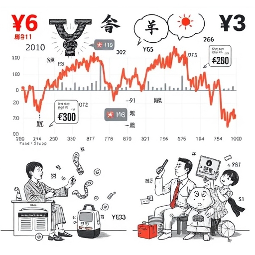 動態插圖展示台灣關於日圓匯率的討論