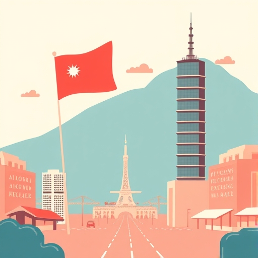 一張插圖顯示新台幣匯率強勁上漲趨勢，帶有向上綠色箭頭與上升線圖。