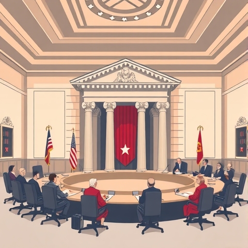 一場中央銀行會議的插圖