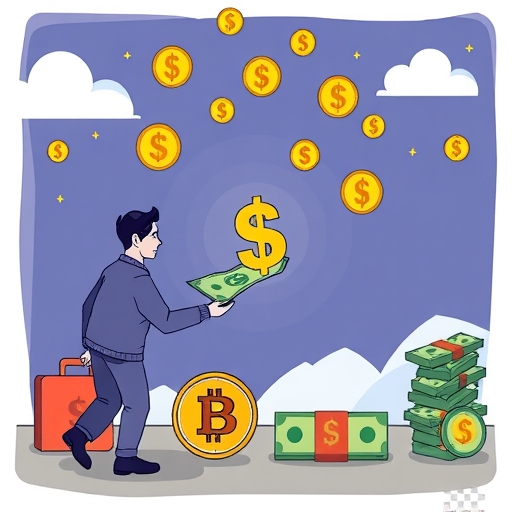 貨幣兌換的插圖