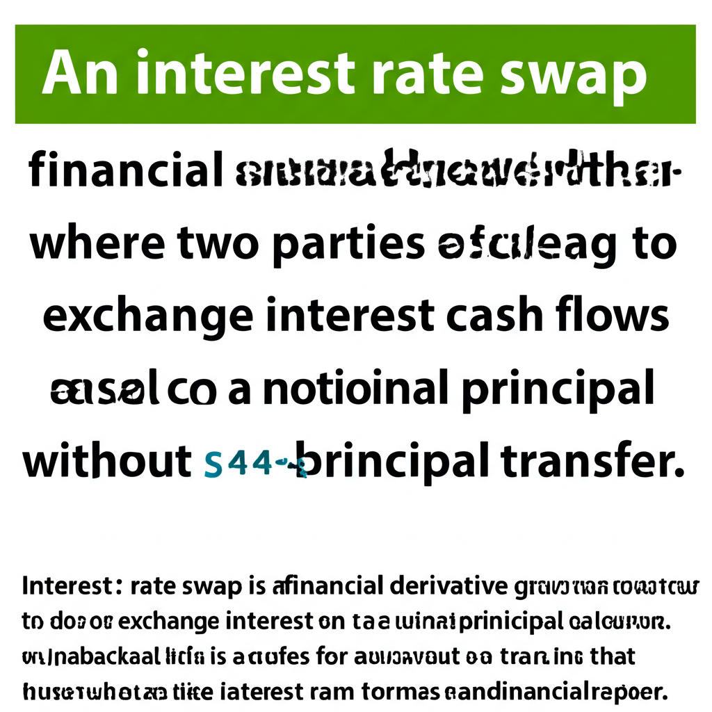 利率互換合約雙方基於名義本金交換利息的運作機制
