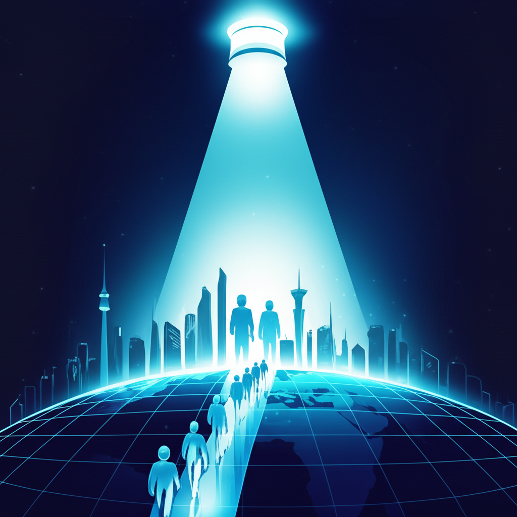 那斯達克100指數全球經濟引導插圖,科技巨頭引領創新之路