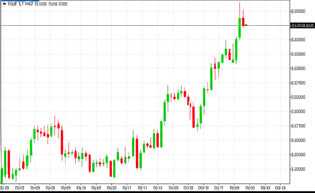 不同外匯圖表類型的並排插圖,包括簡單線圖以連續線顯示收盤價,強調其快速呈現整體市場趨勢的能力