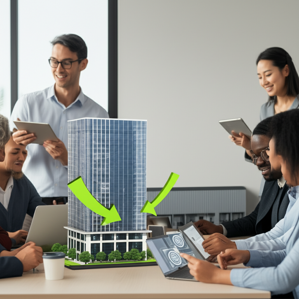 專業團隊管理商業大樓和倉庫等房地產,資金從物業流向投資者作為股息,代表高效資產管理和被動收入